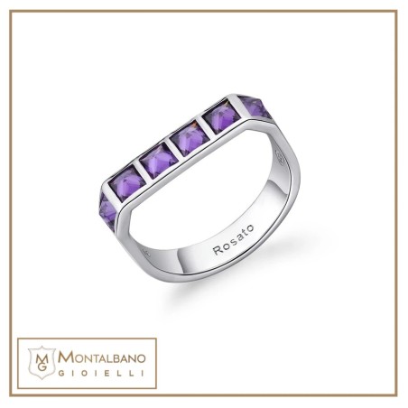 Anello CUBICA RZCU95A | anello Rosato Gioielli  in argento